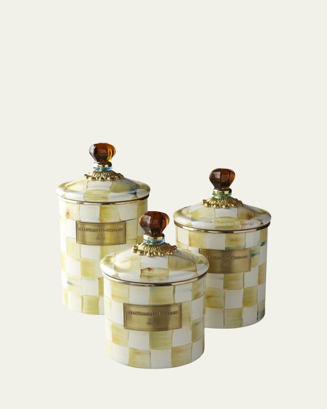 Parchment Check Large Canister